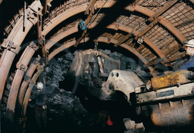 Cuadros mineros veta de carbón